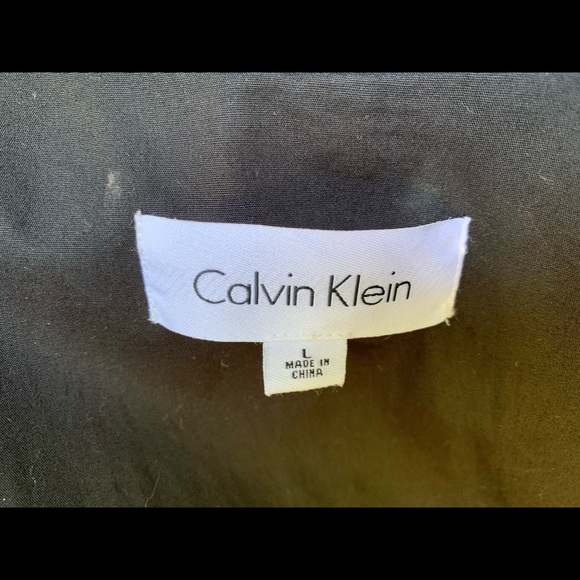 Calvin Klein Barbour style 3/4 length waxed jacket - Picture 5 of 6